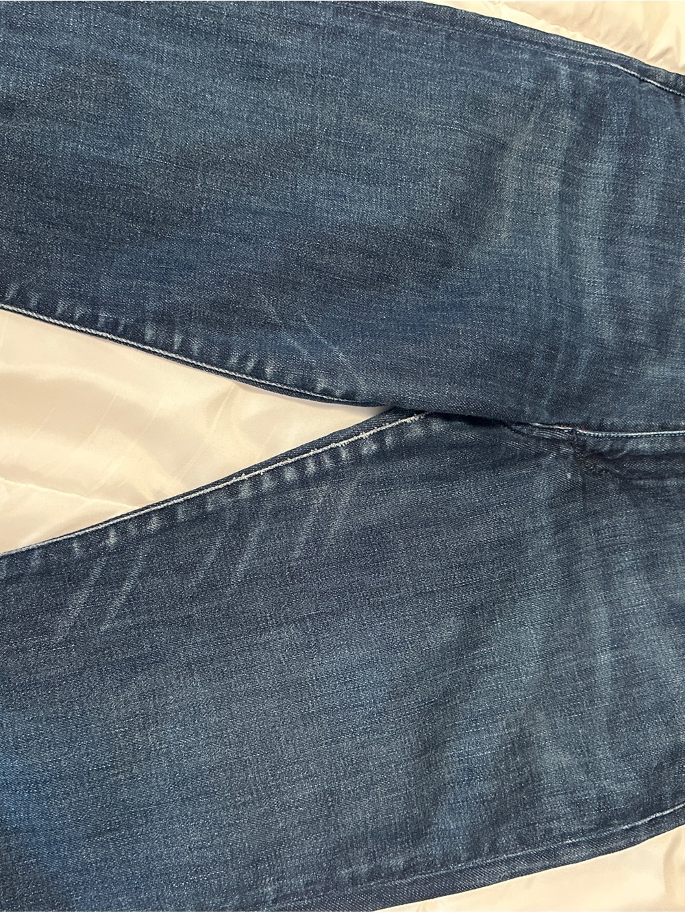 Paper Denim & Cloth Dark Blue Flare Jeans size 31 (Mid-era vintage). - Picture 10 of 11